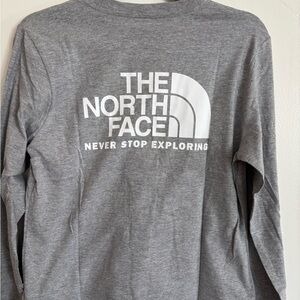 The North Face Gray Long Sleeve Tee
